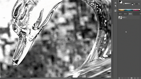 如何使用PS抠取美丽的透明冰雕?