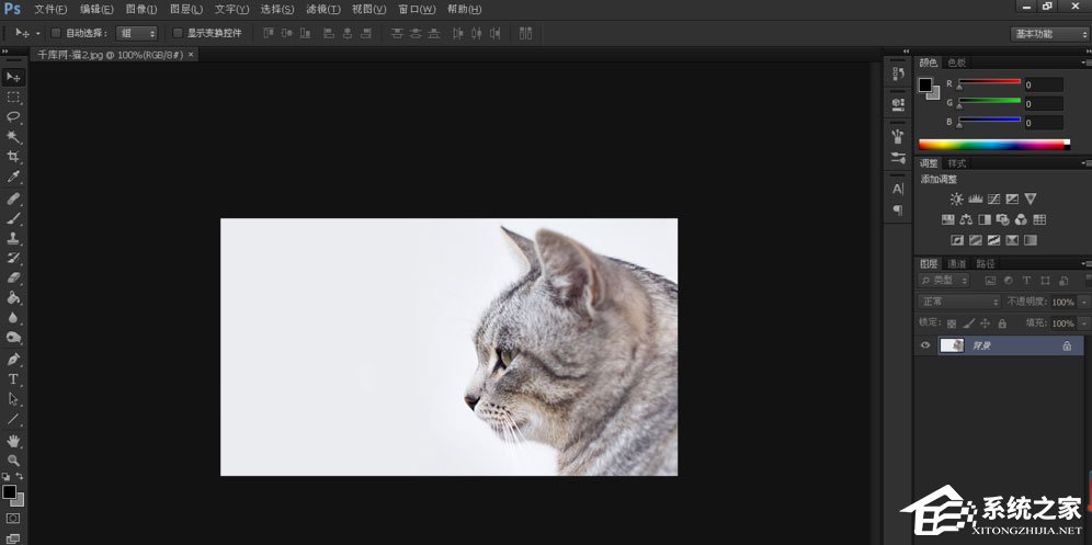 说说6Photoshop中怎么利用黑白命令抠图