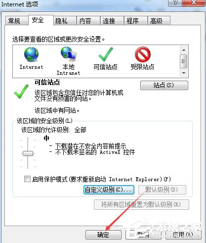 说说6Win7网页提示试图打开受信任站点怎么办
