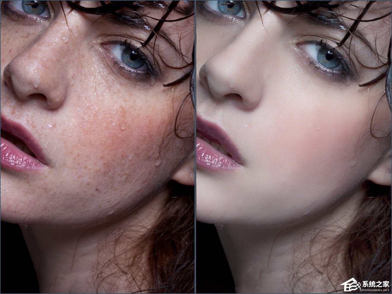 说说6Photoshop利用计算和通道给人像磨皮美白的教程