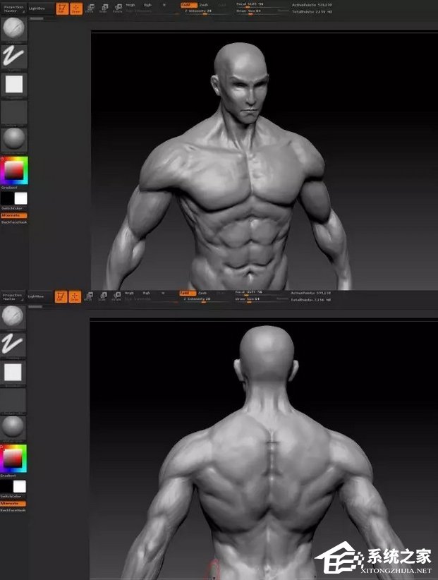 说说6ZBrush雕刻人体教程（zbrush人头雕刻教程）