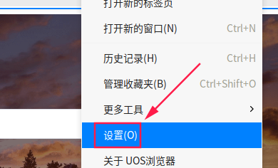 说说6UOS浏览器收藏栏显示设置方法我来说说