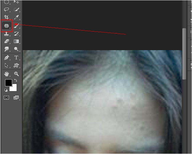 说说6使用Photoshop为图片人物去痘印操作方法介绍