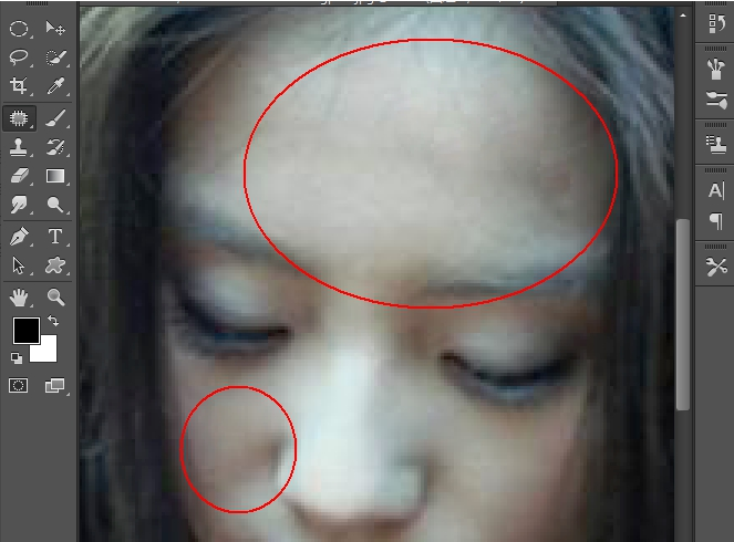 说说6使用Photoshop为图片人物去痘印操作方法介绍