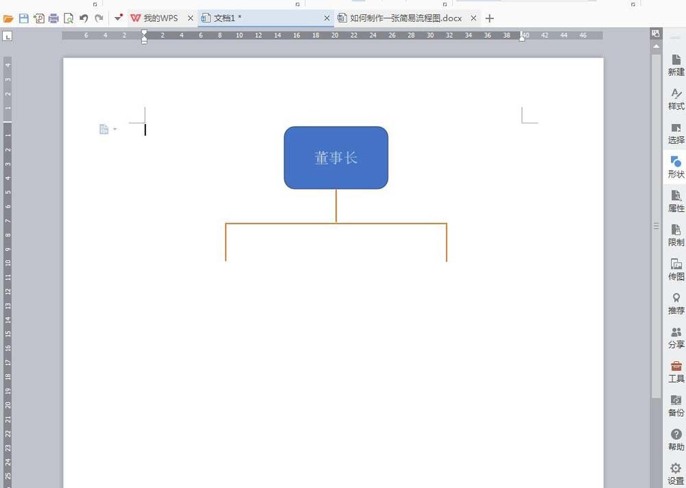 说说6wps绘制出一个树根流程图具体操作流程