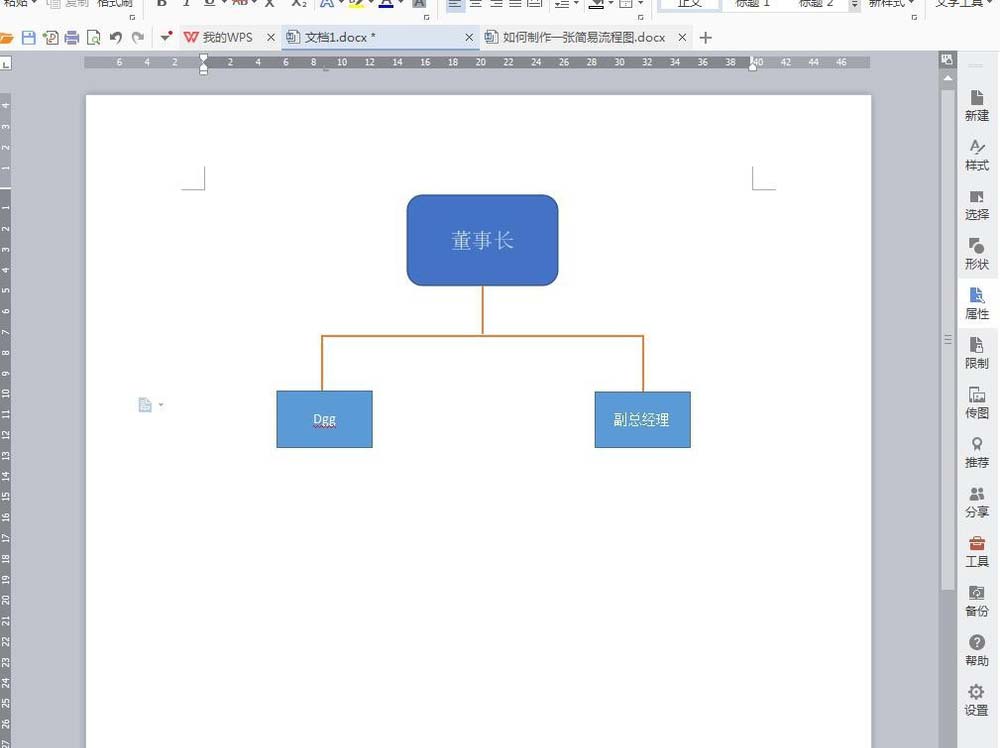 说说6wps绘制出一个树根流程图具体操作流程