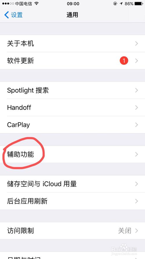 说说6苹果手机怎么打开或者关闭小白点。