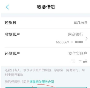 说说6在网商银行中进行借款的详细步骤。