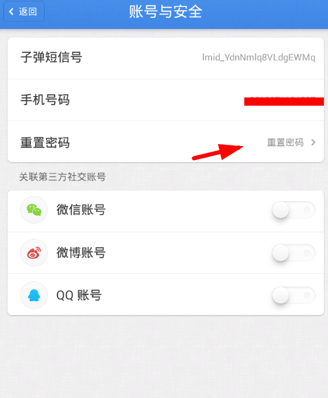 说说6子弹短信重置密码的具体步骤。