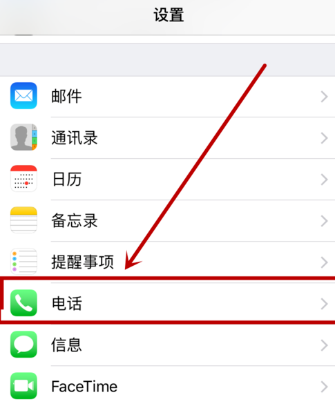 说说6iphone设置呼叫转移的操作流程。