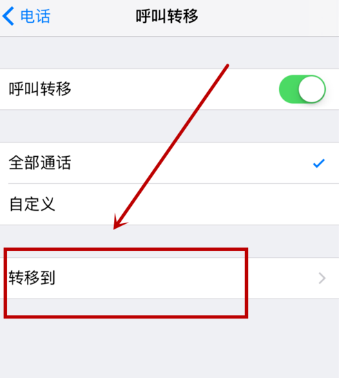 说说6iphone设置呼叫转移的操作流程。