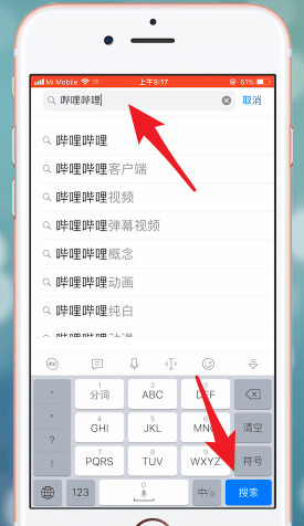 说说6在苹果手机里下载软件的操作流程。