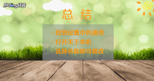 说说6iphone如何修改蓝牙名字。