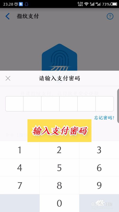 说说6淘宝特价版如何开通指纹支付。