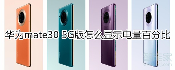说说6mate305G版如何显示电量百分比。