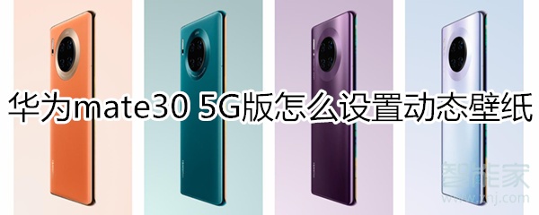 说说6mate30 5G版如何设置动态壁纸。