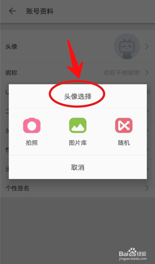 说说6哔哩哔哩怎么换头像。
