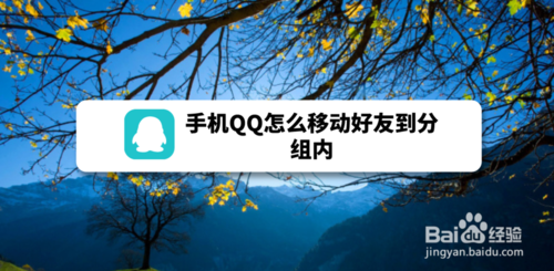 说说6手机QQ如何移动好友到分组内。