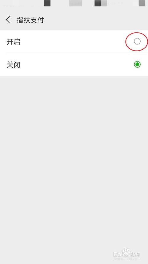 说说6微信怎么打开指纹支付。