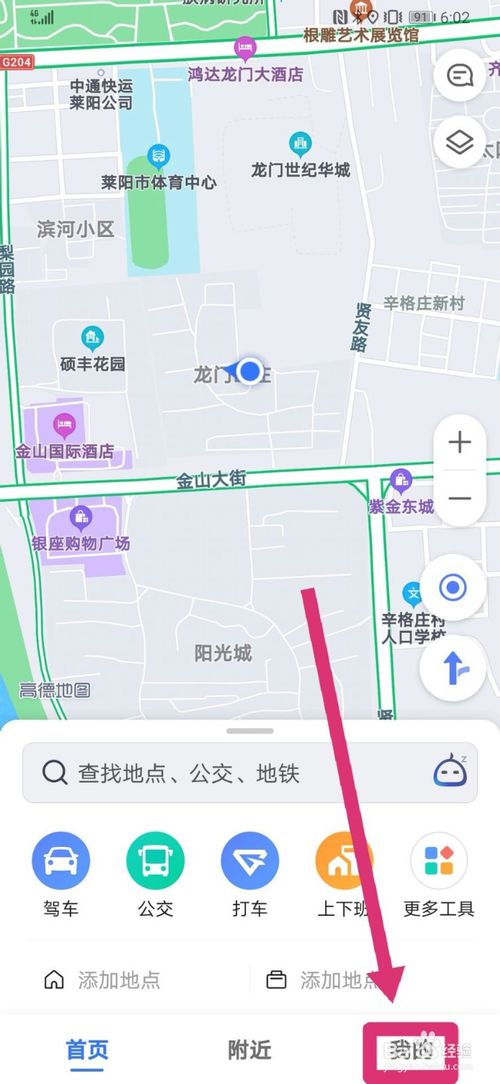 说说6高德地图怎么查看行走记录。