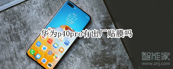 说说6华为p40pro会有自带膜吗。