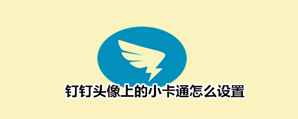 说说6如何设置钉钉头像上的小卡通。