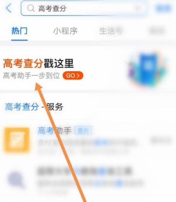 怎么用支付宝查询2020高考录取情况