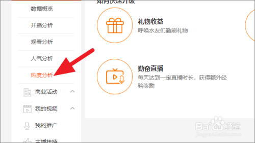 说说6斗鱼主播怎么查看热度分析数据。