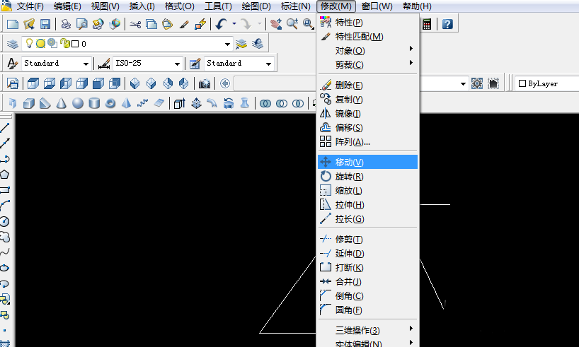 使用cad制作梯形的操作流程。