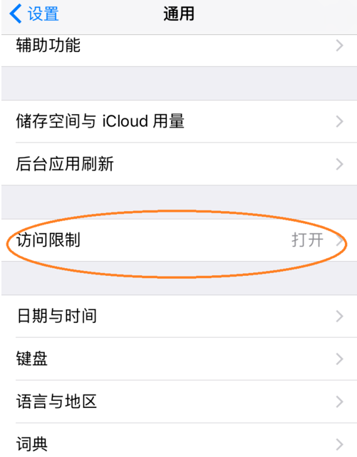 体验iPhone访问限制，绝对是熊孩子的“克星”