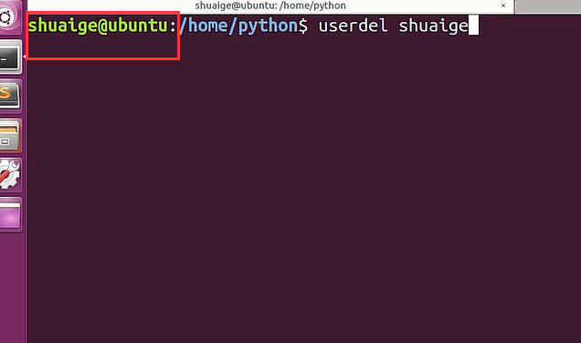 Ubuntu删掉账户的操作流程。