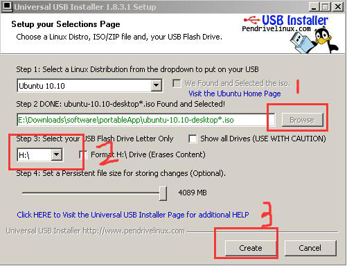 Universal usb installerr 怎么使用。