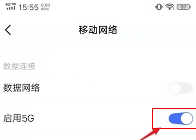 vivo怎么开启5G。