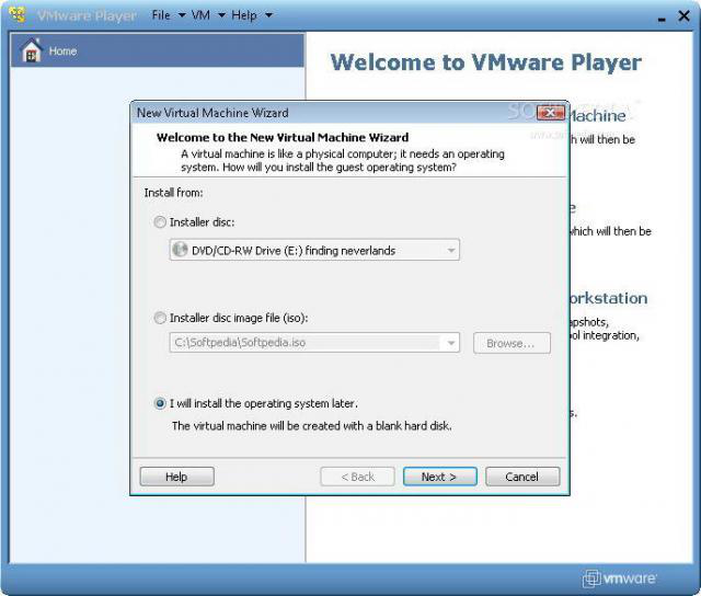 VMware Player——最适合个人使用的免费虚拟机软件。