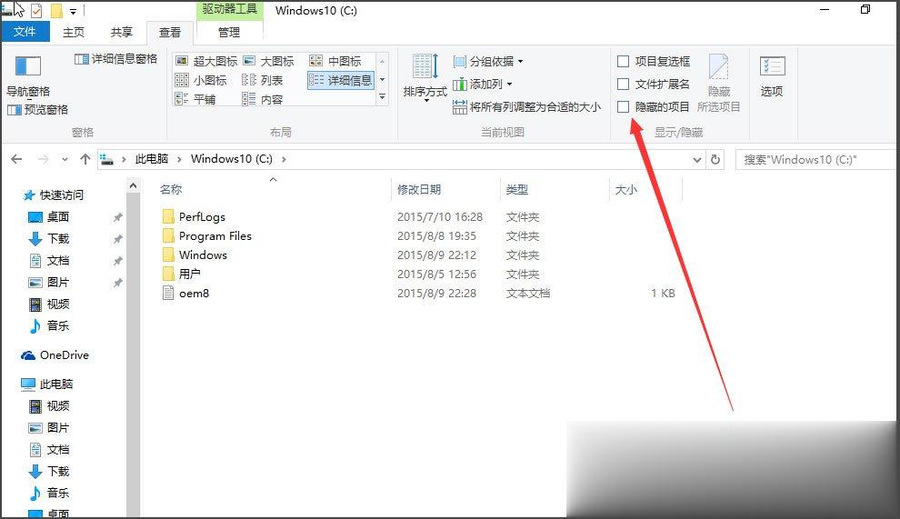 Win10如何显示隐藏文件?Win10显示隐藏文件的方法(4)