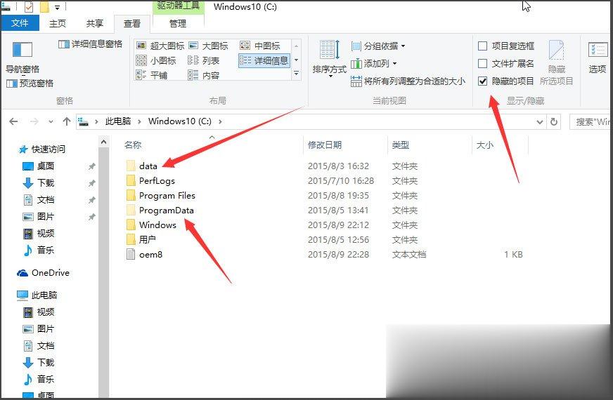 Win10如何显示隐藏文件?Win10显示隐藏文件的方法(5)