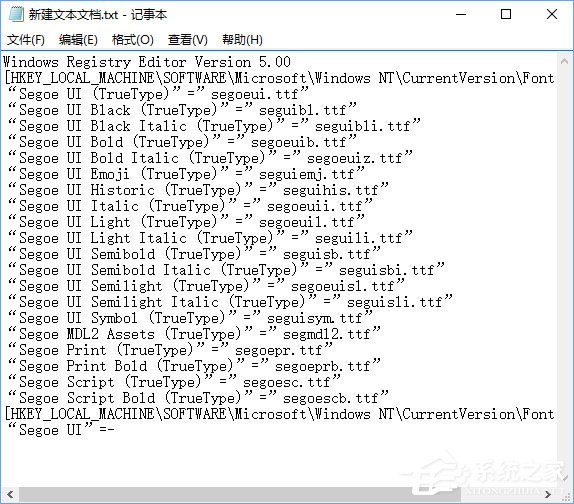 win10如何更改默认字体为Bahnschrift。