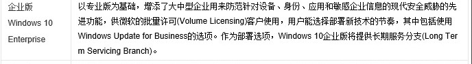 win10系统版本区别是什么。