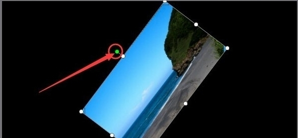 威力导演旋转视频的操作过程。