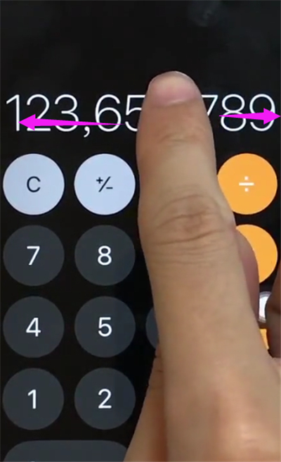 我来分享苹果6plus中回删计算器数字的简单步骤。