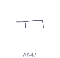 我来分享QQ画图红包AK47怎么画。