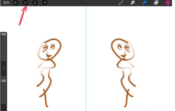 我来分享procreate透明度怎么调 procreate透明度中调具体操作步骤。