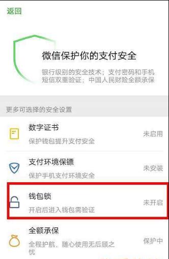 我来分享微信钱包锁的3个问题，用户须知