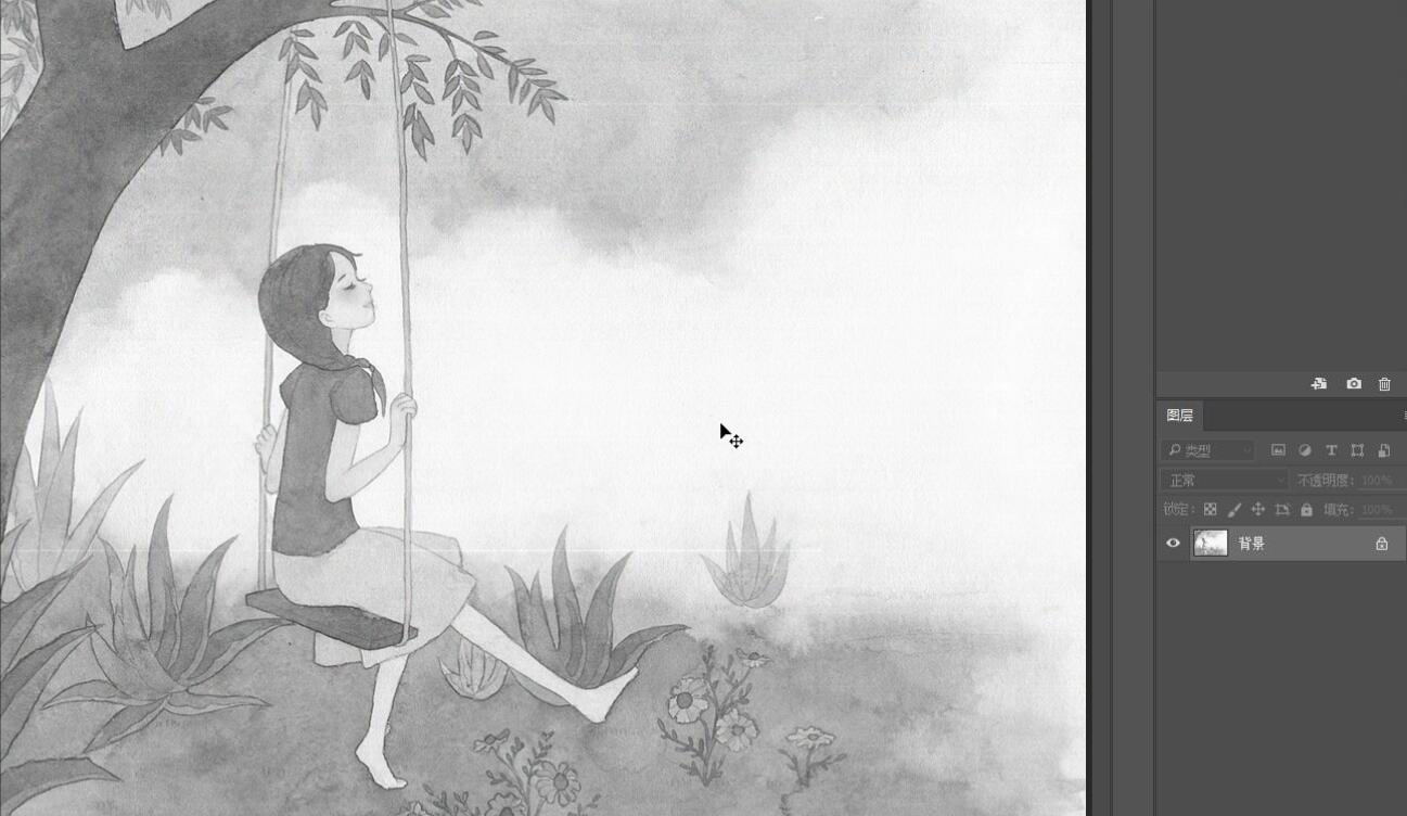 我来分享PS实操教学，让图片呈现黑板粉笔画的效果。