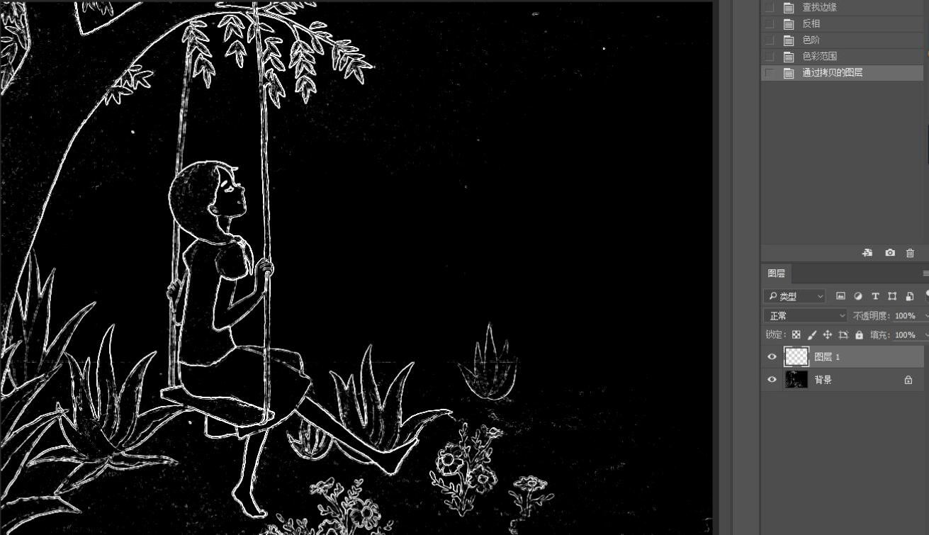 我来分享PS实操教学，让图片呈现黑板粉笔画的效果。