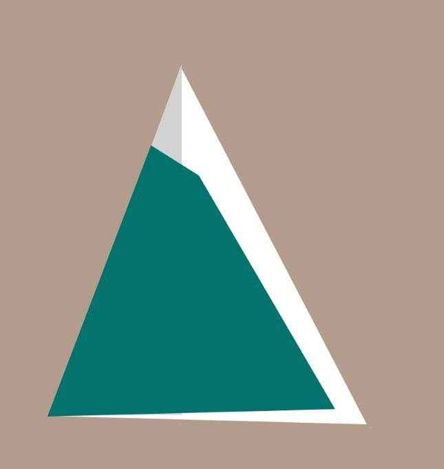 我来分享PS制作扁平化通雪山图形的操作讲解