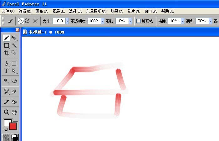 我来分享painter使用艺术油画笔绘画图纸的操作教程 我来分享你来欣赏