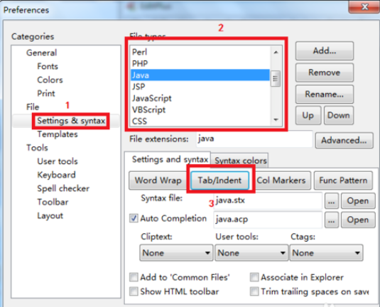 我来分享EditPlus中设置Tab用空格替换的操作过程 我来分享故事教案