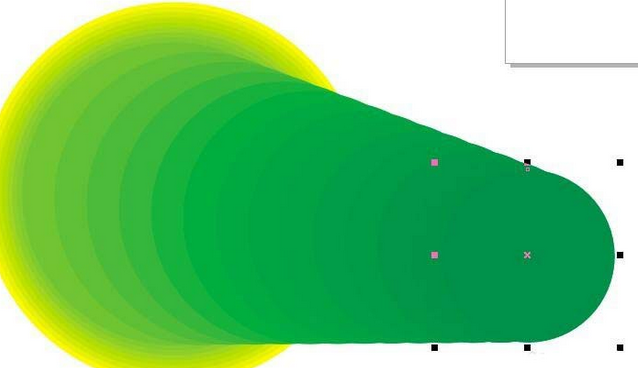 我来分享CorelDraw X4使用交互式调和工具制作渐变图的相关操作教程 我来分享你来欣赏
