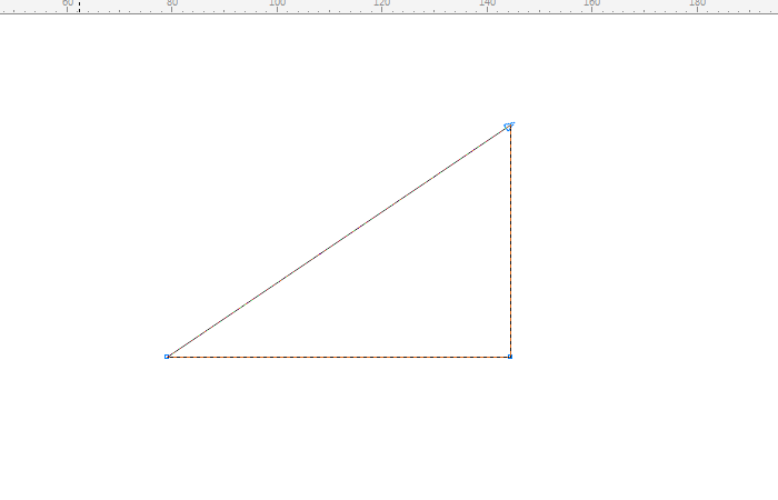 我来分享CorelDraw X4制作出三角形的操作教程 我来分享一下